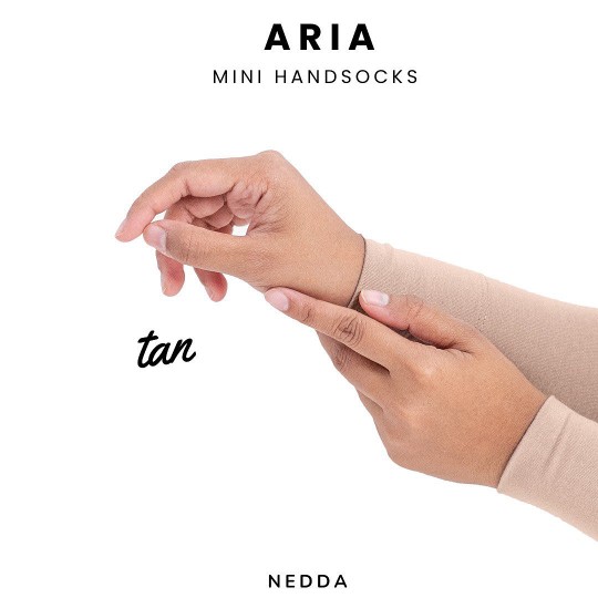ARIA MINI HANDSOCKS (TAN)