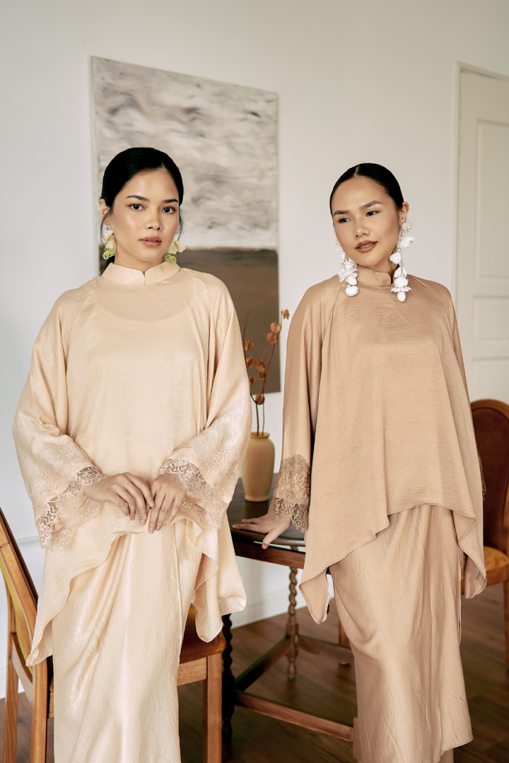 NONA CAFTAN SET PLAIN (ECRU) - Image 8