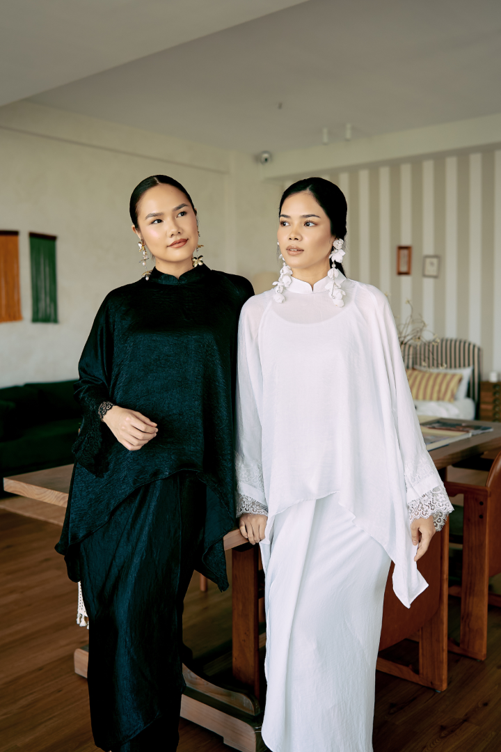 NONA CAFTAN SET PLAIN (OFF WHITE) - Image 8