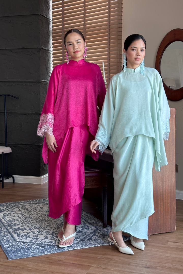 NONA CAFTAN SET PLAIN (TIFFANY) - Image 8