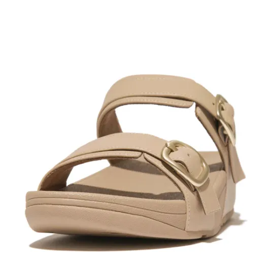 Fitflop LULU Adjustable-Buckle Leather Slides