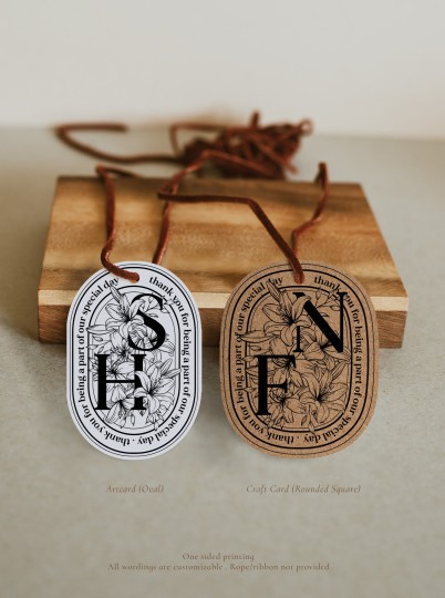 Étoile Fleur | Doorgift Tag