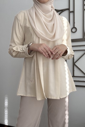 LUSH TOP - BEIGE [pre-order]