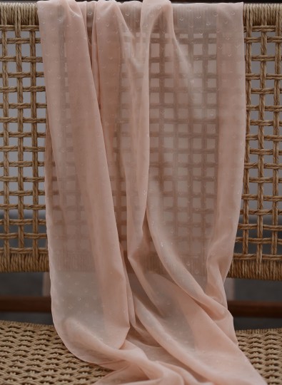 Selendang in Silk Peach