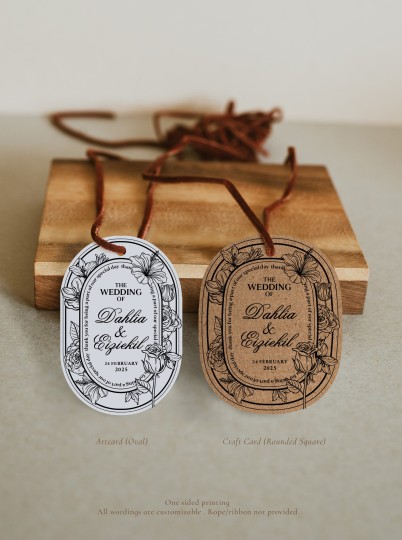 Foliage | Doorgift Tag