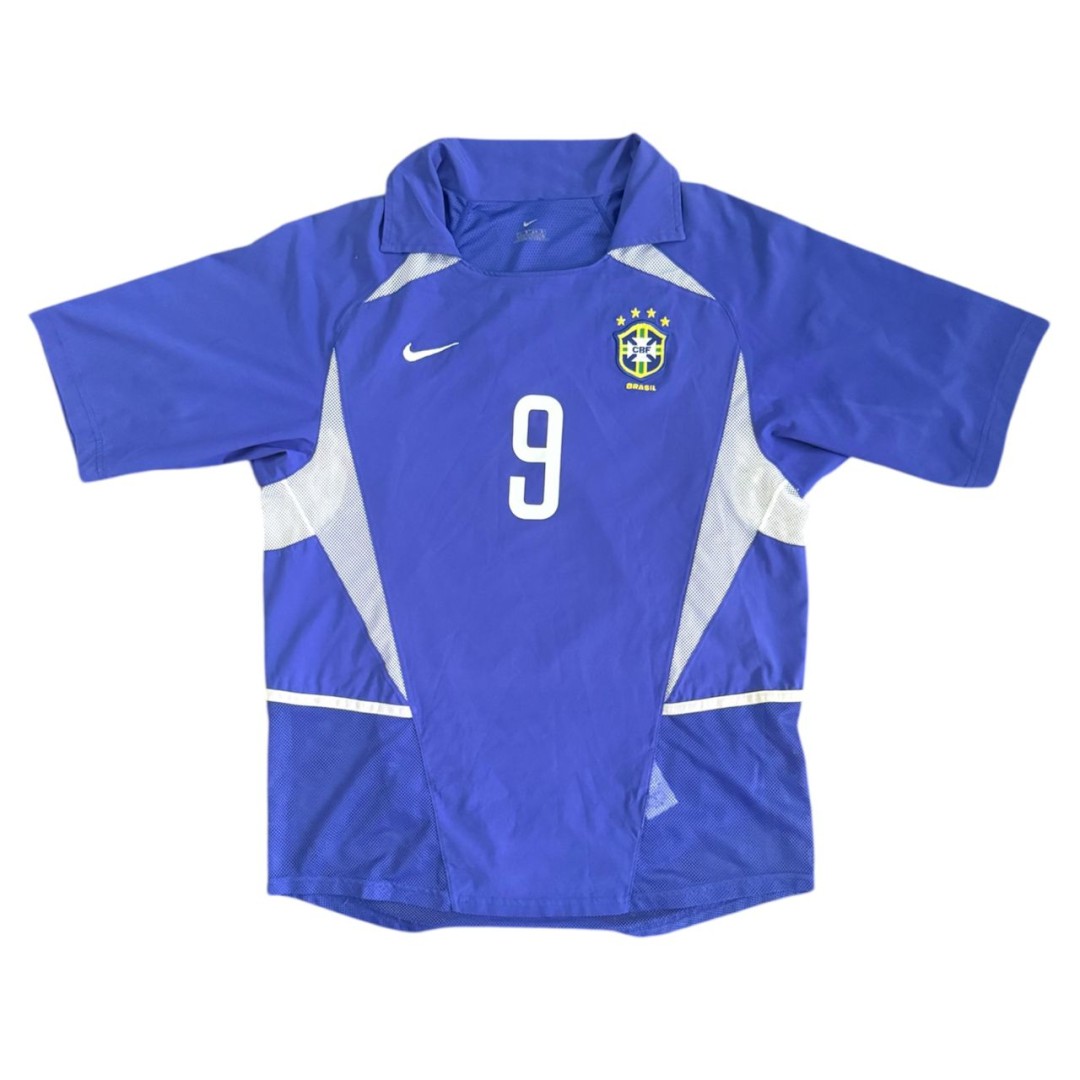 Brazil 2002 Away Player Shirt - RONALDO #9