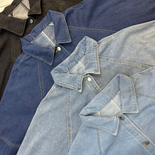 KATIE JACKET DENIM JEANS PLUSSIZE