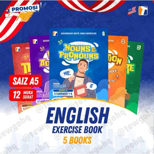 Koleksi 5 Buku Pandai English