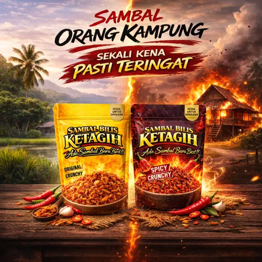 SAMBAL BILIS KETAGIH - ORIGINAL & SPICY - RASA YANG SANGAT SEDAP.