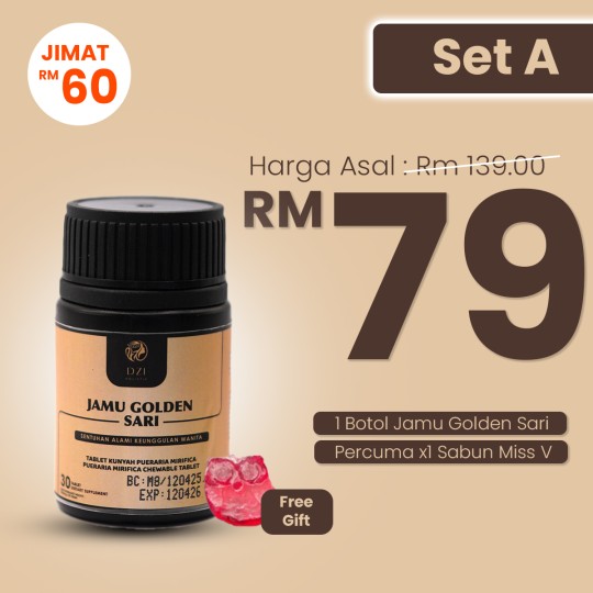 Jamu Golden Sari Tegangkan & Anjalkan Aset Wanita