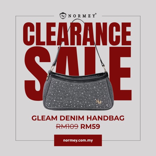 Gleam Denim Handbag