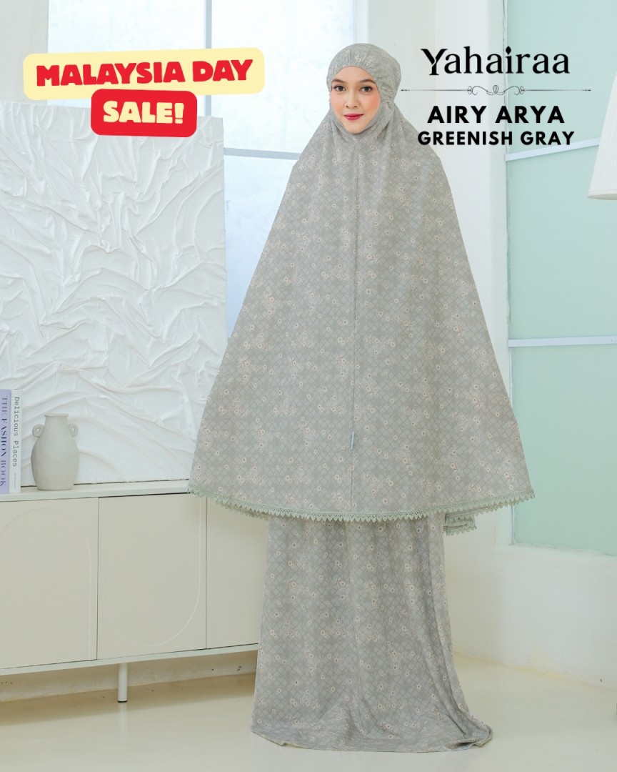TravelLuxe | Airy Arya | Greenish Gray