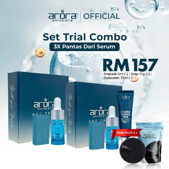 Arora Skincare Ampoule - Trial Set Combo