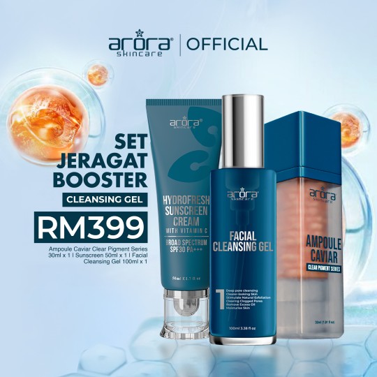 Set Caviar Jeragat Booster Cleansing Gel