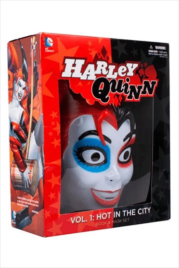 Harley Quinn Book And Mask Set