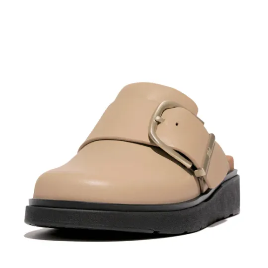 Fitflop GEN-FF Maxi-Buckle Leather Mules
