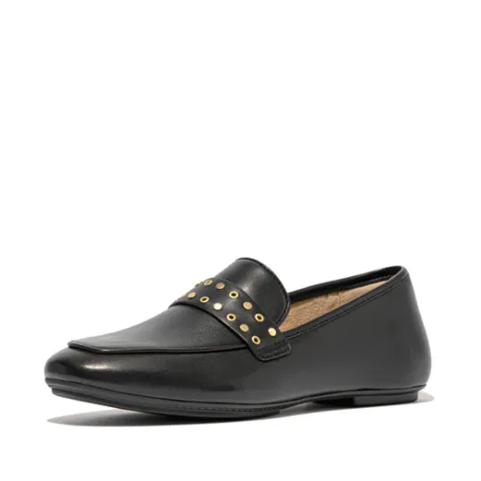 Fitflop DELICATO Stud-And-Eyelet Soft Leather Loafers