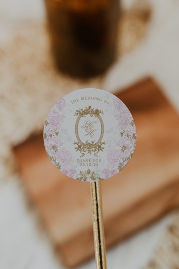 Idyllic (Pink) | Round Sticker
