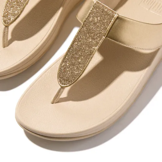 Fitflop FINO Glitterdust Metallic Toe-Post Sandals