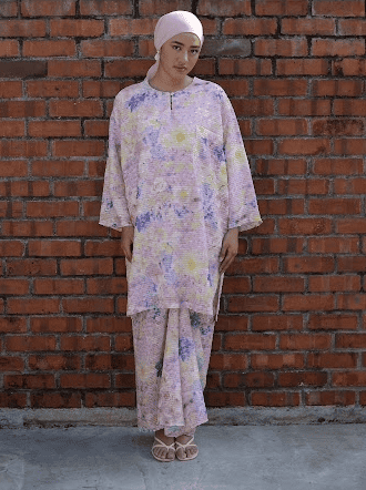 Kurung Zahra in Orchid