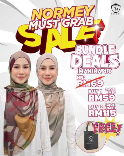 Tudung Saroong Tali Imanina Series