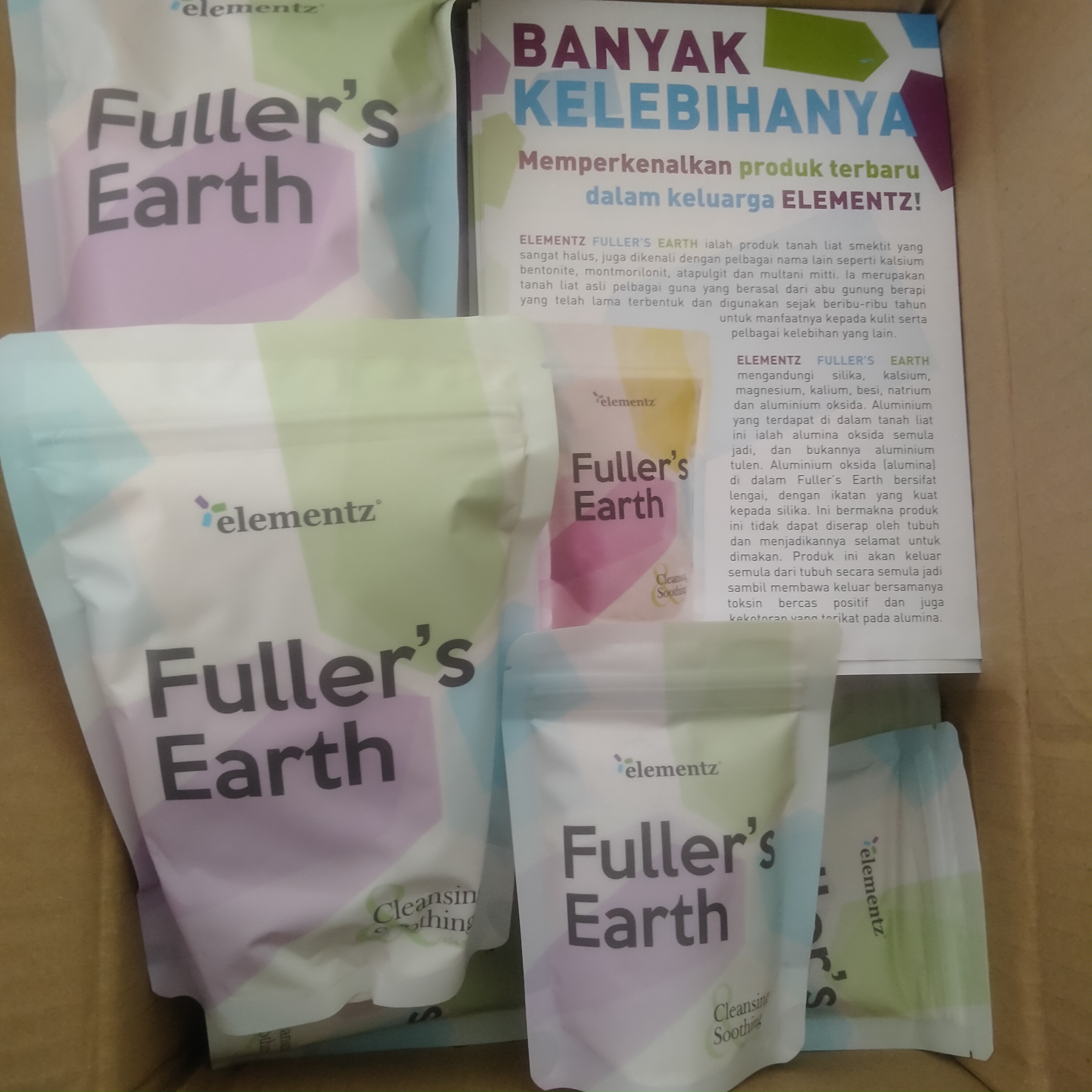 ELEMENTZ FULLER'S EARTH 454 GRAMS