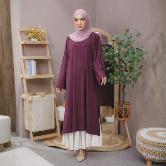 HANEEN DEEP PLUM