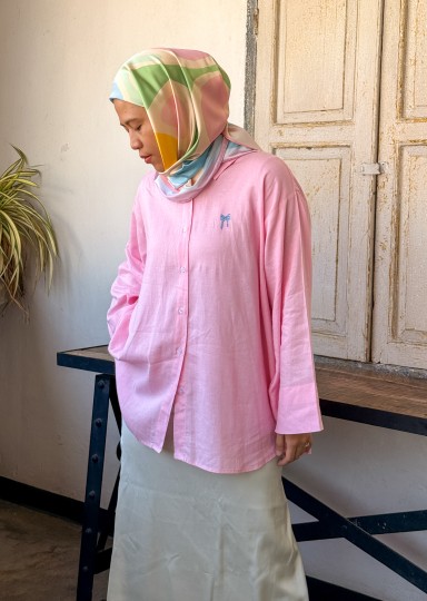 KEERI Top in Candy Pink