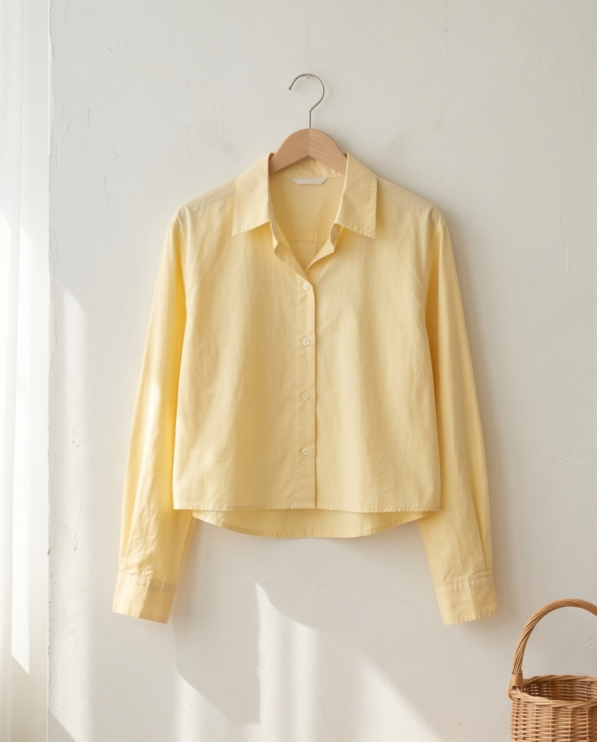 Yellow long sleeved shirt (S)