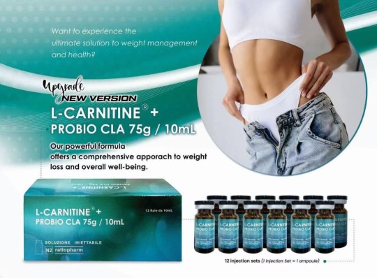 Ratiopharm L Carnitine 75 gram Weight Loss and Fat Loss Injection