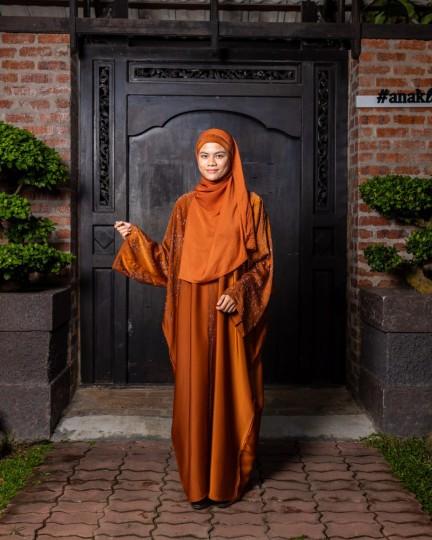 Ameena Abaya - Brick Orange