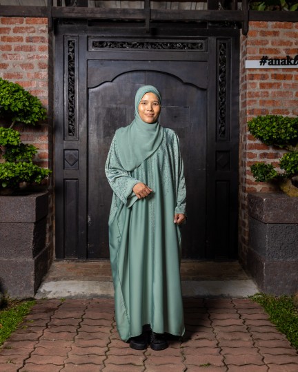 Ameena Abaya - Sage Green