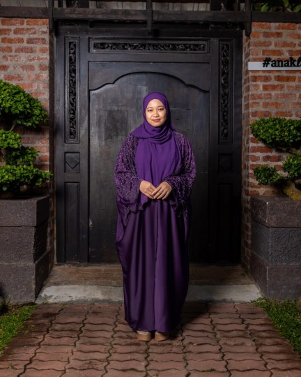 Ameena Abaya - Dark Purple