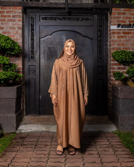 Ameena Abaya - Golden Brown