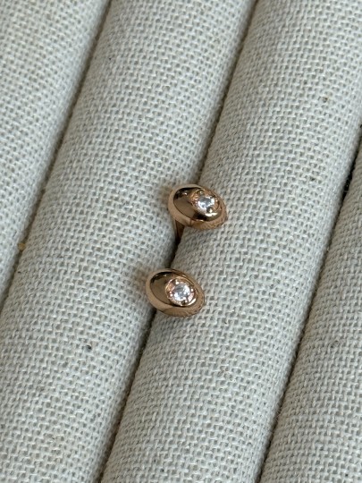 Oeuf D'or S925 earrings
