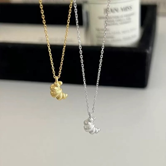 Croissant necklace