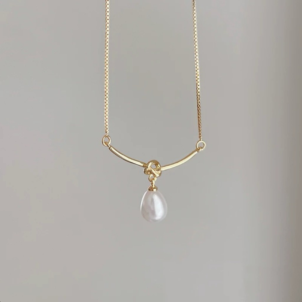 Odele pearl necklace - Gold