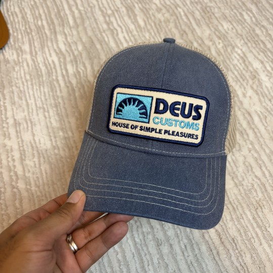 Deus Ex Machina Trucker Cap Blue/Cream