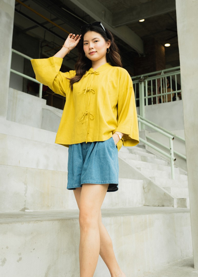 KEEYA Top in Sunny Lime