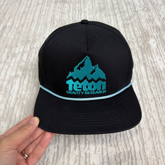 Teton Gravity Research Snapback Cap Black
