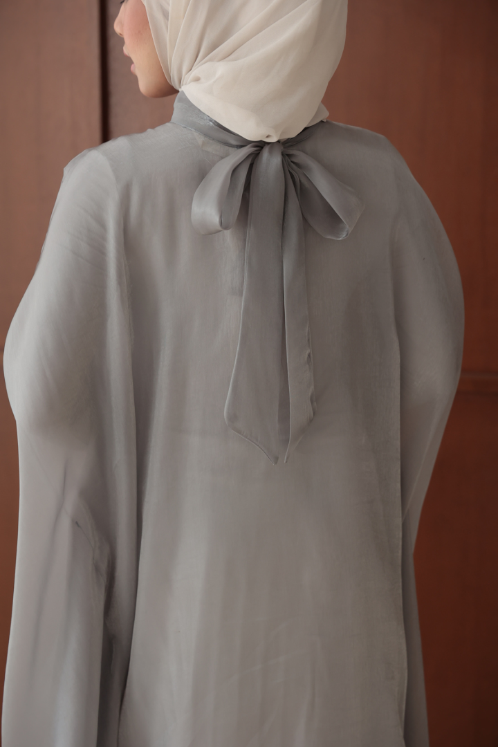 Noor Abaya Caftan Silver - Image 6