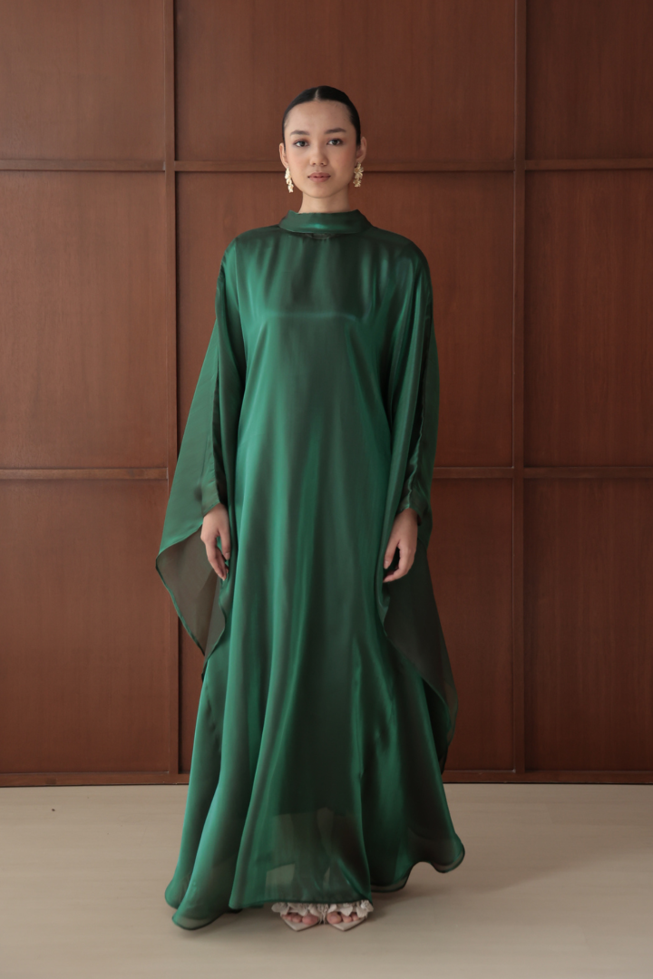 Noor Abaya Caftan Emerald - Image 1