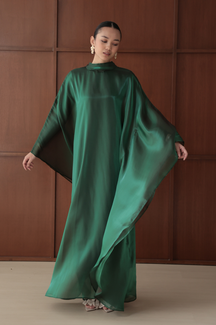 Noor Abaya Caftan Emerald - Image 2