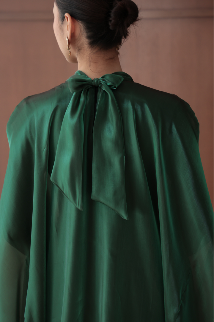 Noor Abaya Caftan Emerald - Image 6