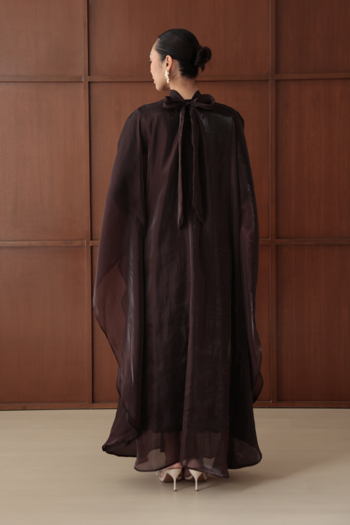Noor Abaya Caftan Espresso - Image 3
