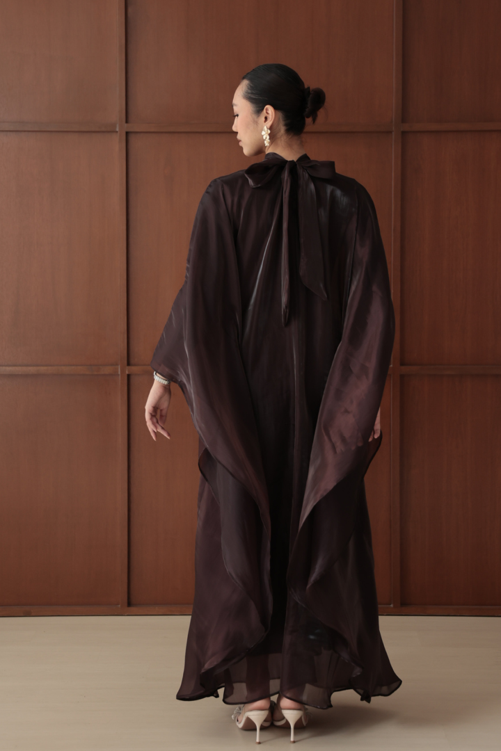 Noor Abaya Caftan Espresso - Image 7