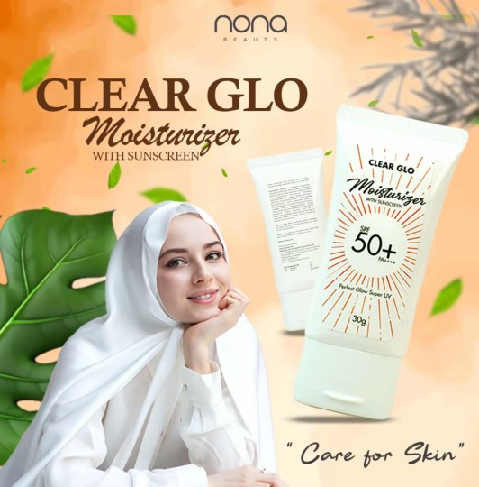 CLEARGLO MOISTURISER SUNSCREEN 50SPF