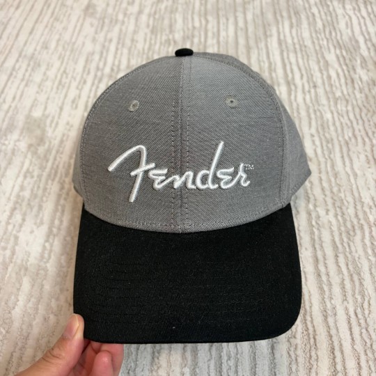 Fender Hipster Dad Hat - Grey/Black