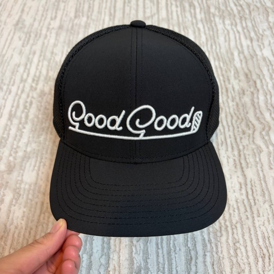 Good Good Golf Black Trucker Cap