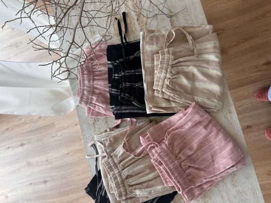 ARI STRIPES LINEN PANTS